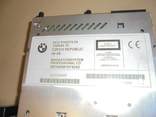 BMW_CID-Bedienteil_CD_Navi_Teilenummer_65_12_9_166_376_6_