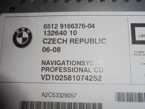 BMW_CID-Bedienteil_CD_Navi_Teilenummer_65_12_9_166_376_7_