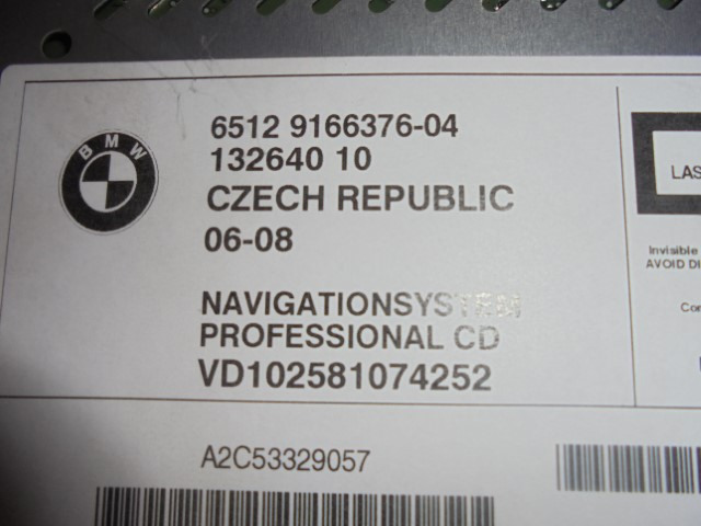 BMW_CID-Bedienteil_CD_Navi_Teilenummer_65_12_9_166_376_7_