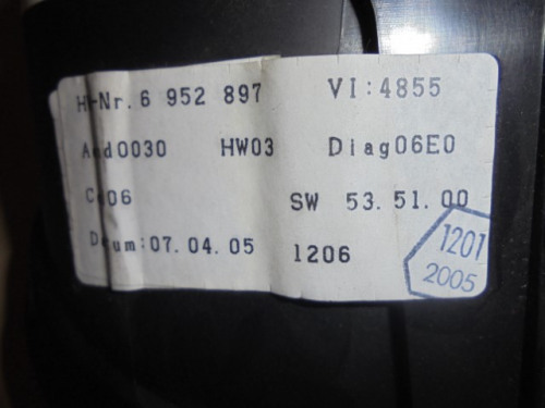 BMW_Instrumentenkombination_uncodiert_Teilenummer_62_11_6_974_576_4_