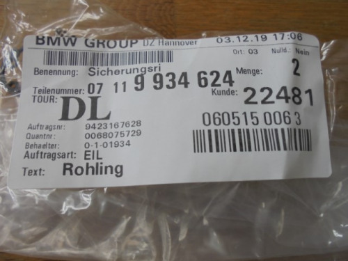 BMW_Sicherungsring_Teilenummer_07119934624