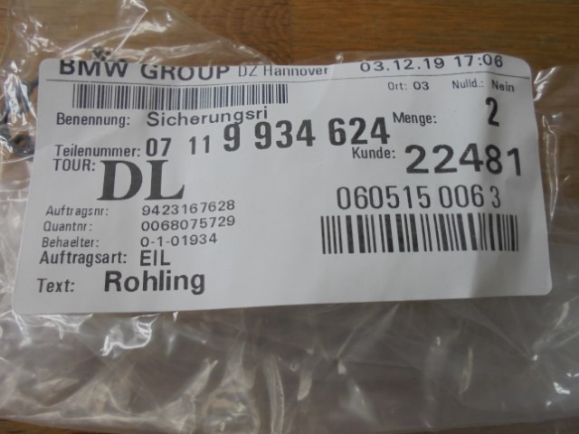 BMW_Sicherungsring_Teilenummer_07119934624